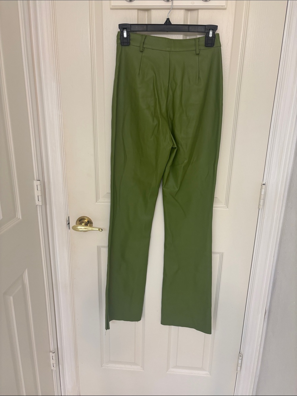 Meshki Olive Straight-Leg Trousers - Picture 2 of 3
